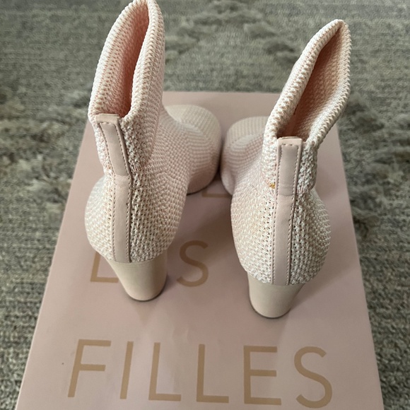 Avec Les Filles Light Pink Peep Toe Bootie - Picture 7 of 11